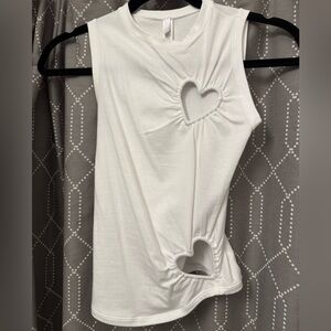 SKIMS Cotton Jersey Heart Tank